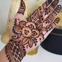 mehandi design photo simple